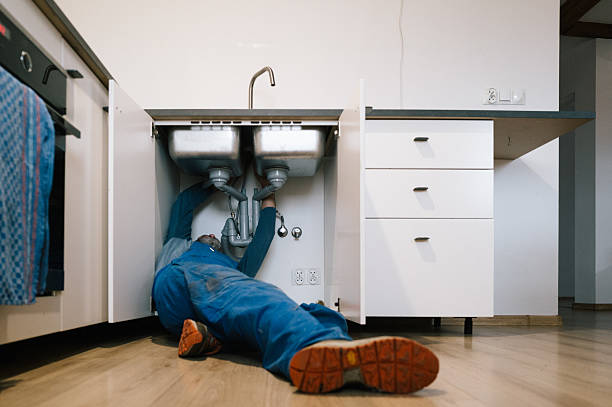 Professional Drain Cleaning technician working in North Canton, CT